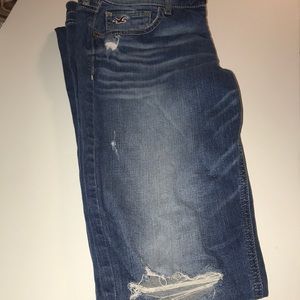 Hollister Jeans- Blue Distressed